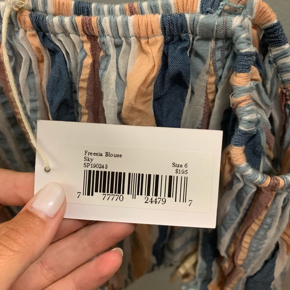 NWT Ulla Johnson Freesia Sky Crop Top - Picture 4 of 4